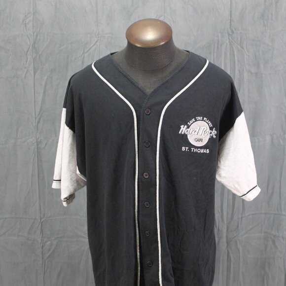 Hard Rock Cafe Baseball Jesey (VTG) - St Thomas - Men's XL - Picture 3 of 8
